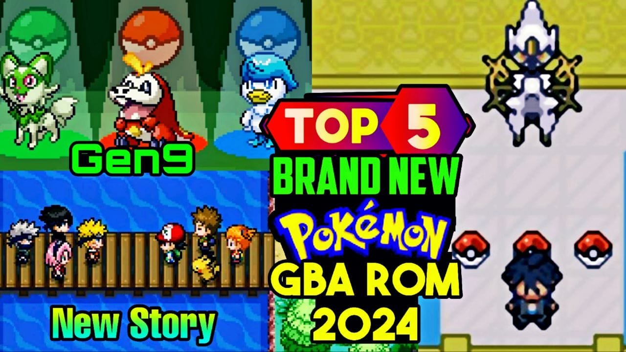 Top 5 Brand New Pokemon GBA ROM Hacks Released In january 2024 PokeHostel