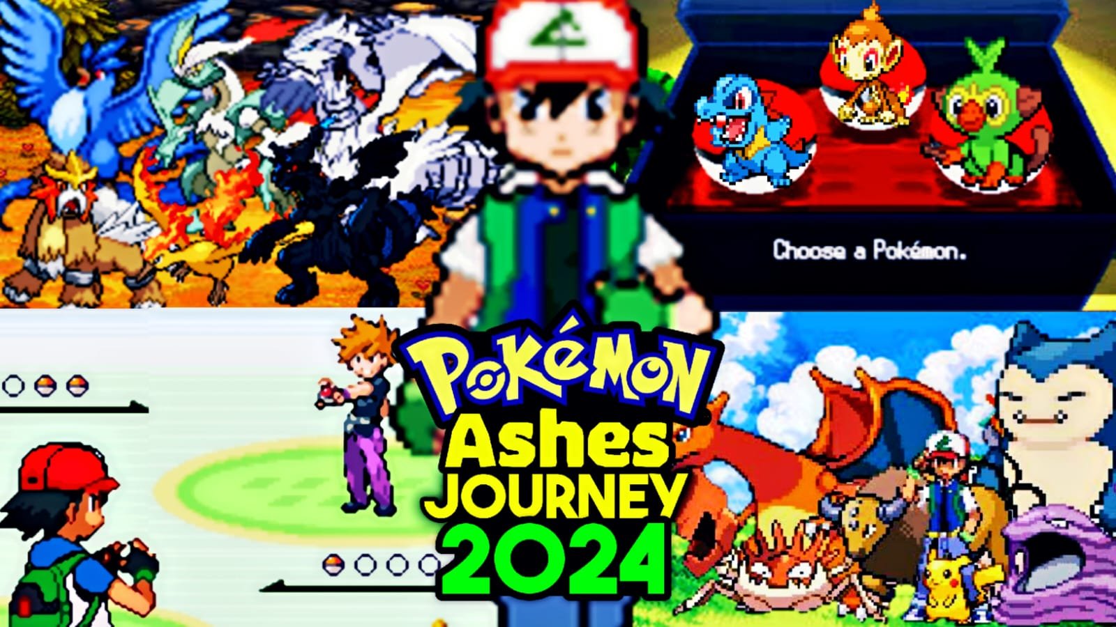 Pokemon Ashes Journey (New GBA ROM) 2024 - PokeHostel