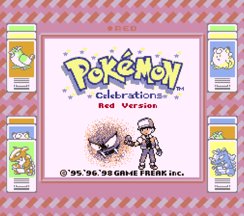 Pokemon Red & Blue Celebrations