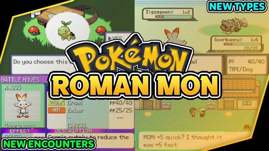 Pokemon Roman Mon