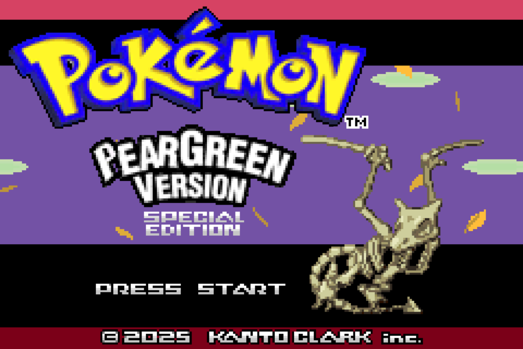 Pokemon Pear Green Special Edition