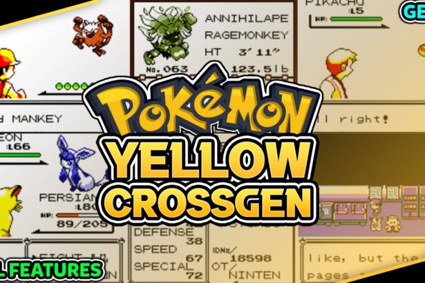 Pokemon Yellow Crossgen