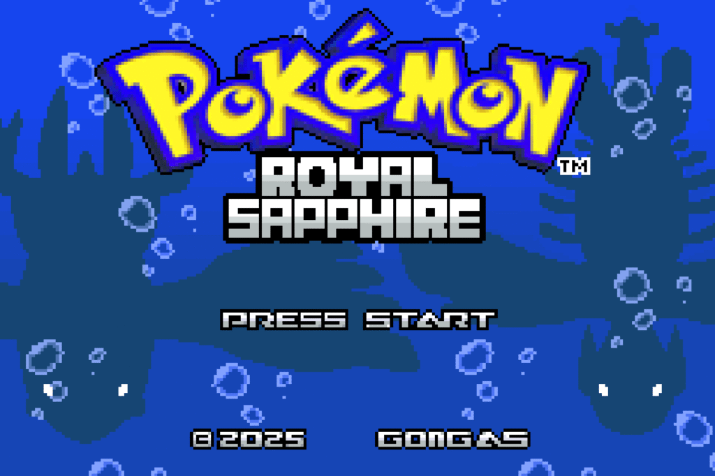 Pokemon Royal Sapphire Title Screen