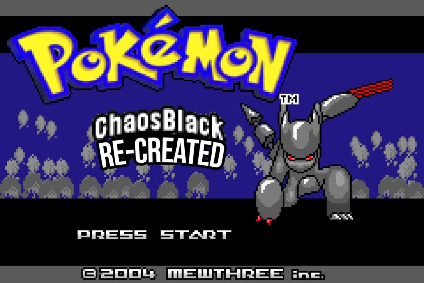 Pokemon Chaos Black Recreated